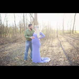Maternity Gown & Flower Crown